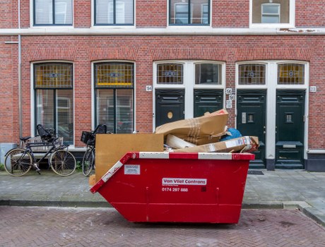 Recycling process in waste management