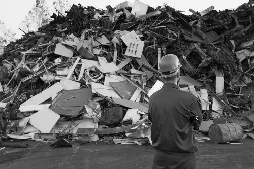 Garage clearance process with sorted items