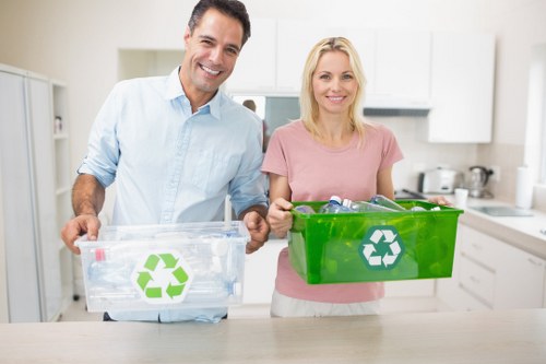 Industrial waste collection at a Finsbury Park business