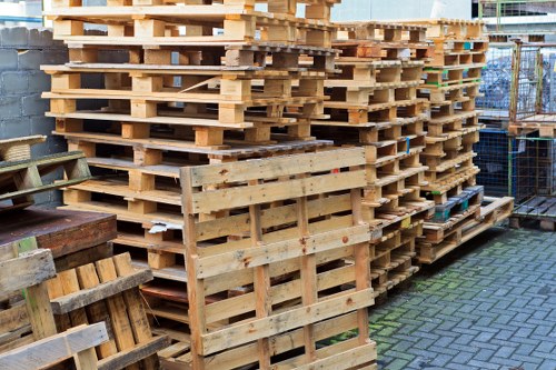 Organized office space after clearance in Finsbury Park