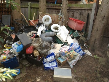 Eco-friendly disposal during garage clearance