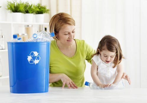 Professional waste management team at work in Finsbury Park
